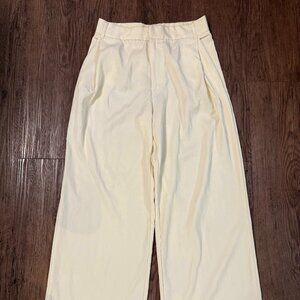 Zara High-Waisted Wide Leg Full Length Pants